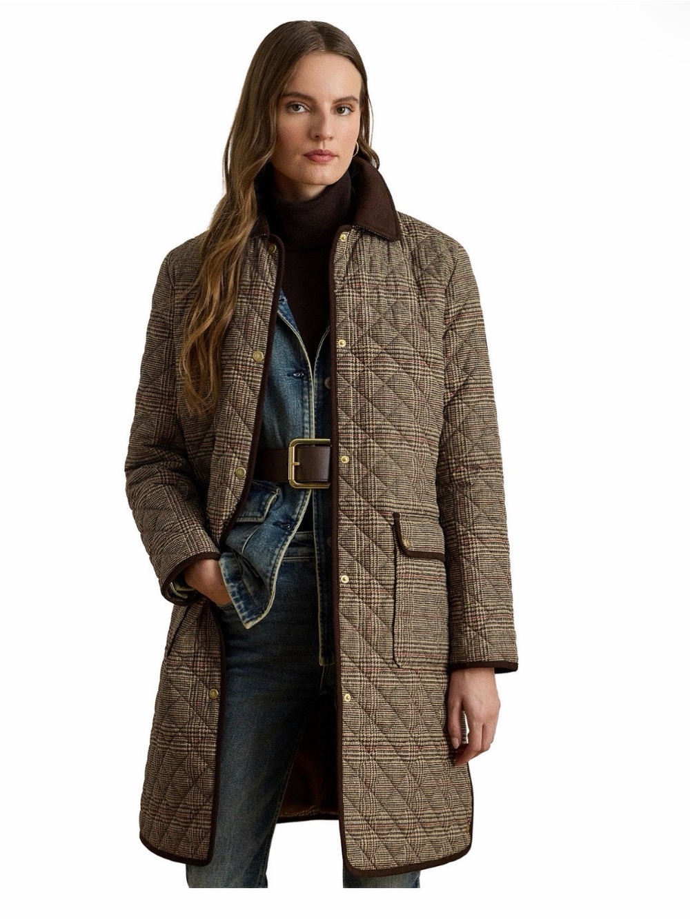 Ralph Lauren Plaid Barn Coat- NWOT